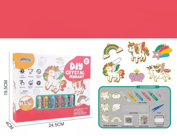 Zestaw do Malowania Breloków DIY – SparkleArt