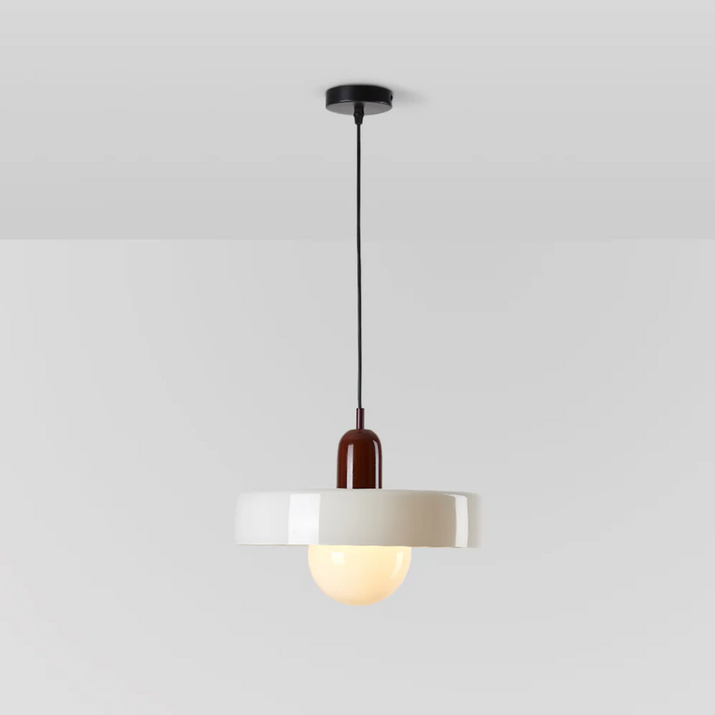 AA NOT AVAIALBLE Design LED Lampa wisząca - GloboLuxe-czerwono-biały-25 cm-Trend Polska