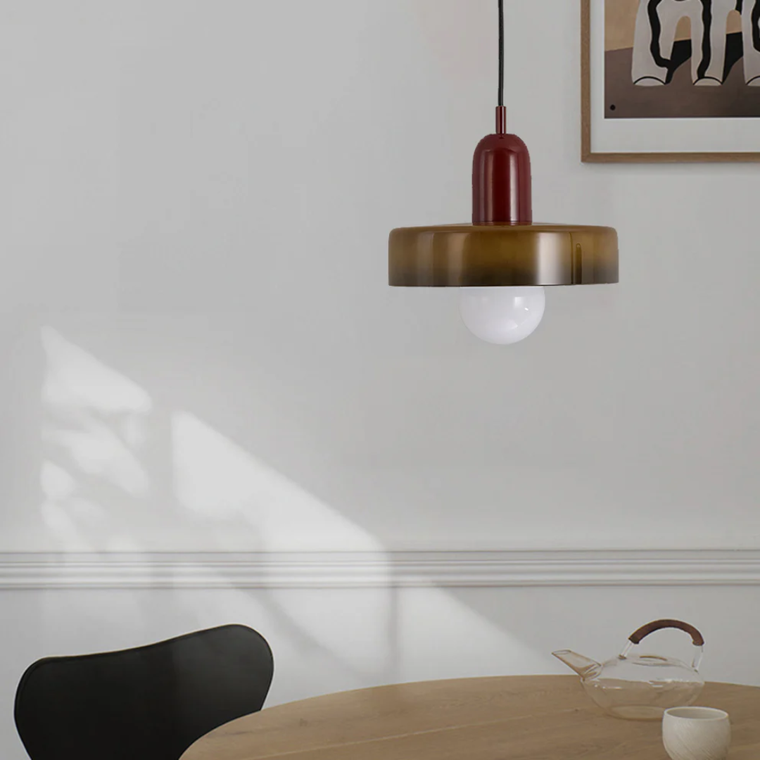 AA NOT AVAIALBLE Design LED Lampa wisząca - GloboLuxe-czerwono-zielony-25 cm-Trend Polska