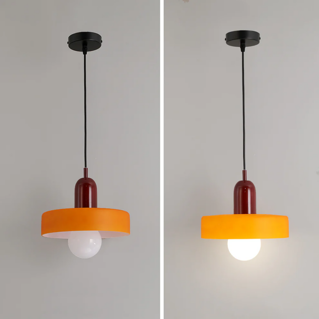 AA NOT AVAIALBLE Design LED Lampa wisząca - GloboLuxe-kremowo-pomarańczowy-25 cm-Trend Polska