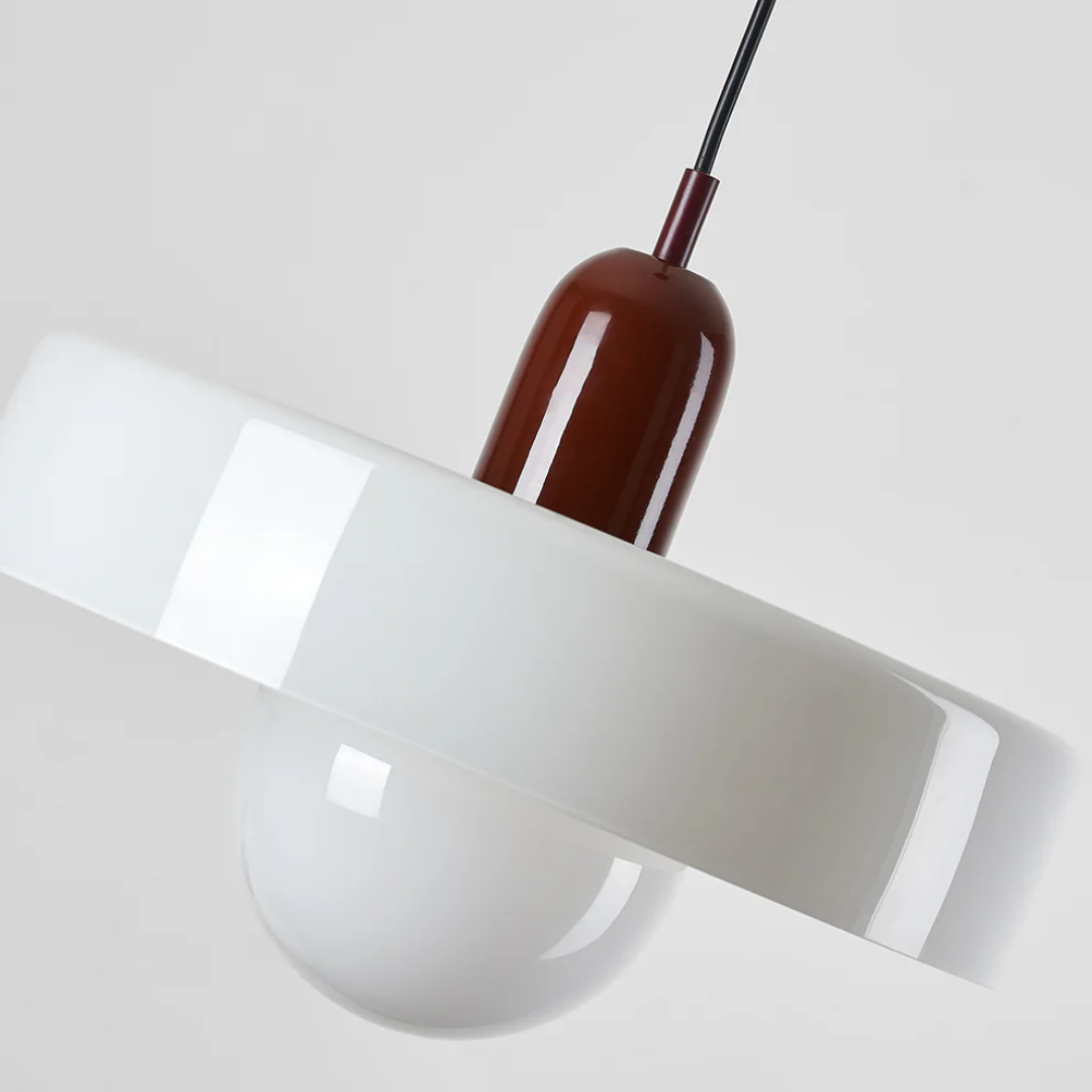 AA NOT AVAIALBLE Design LED Lampa wisząca - GloboLuxe-kremowo-pomarańczowy-25 cm-Trend Polska