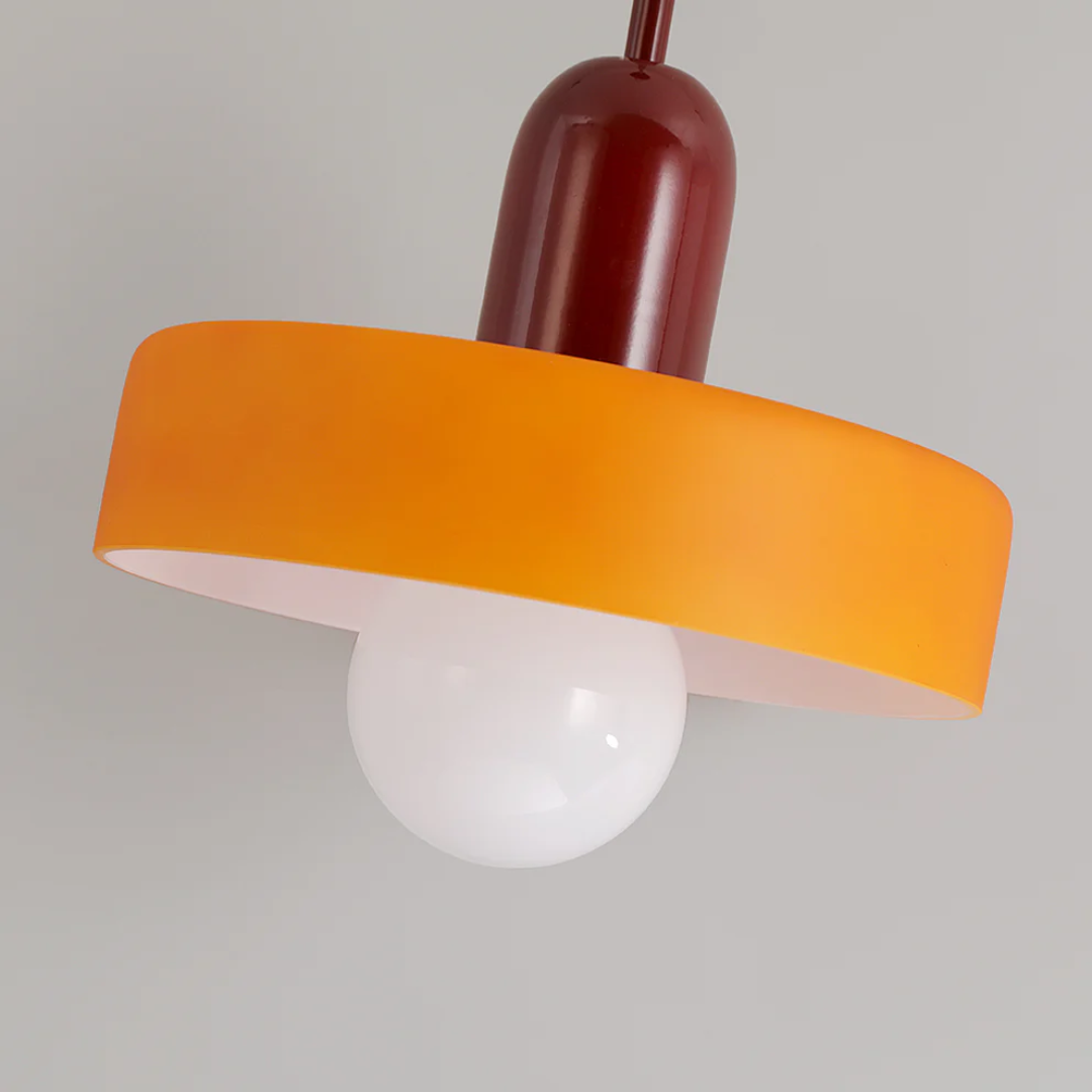 AA NOT AVAIALBLE Design LED Lampa wisząca - GloboLuxe-kremowo-pomarańczowy-25 cm-Trend Polska