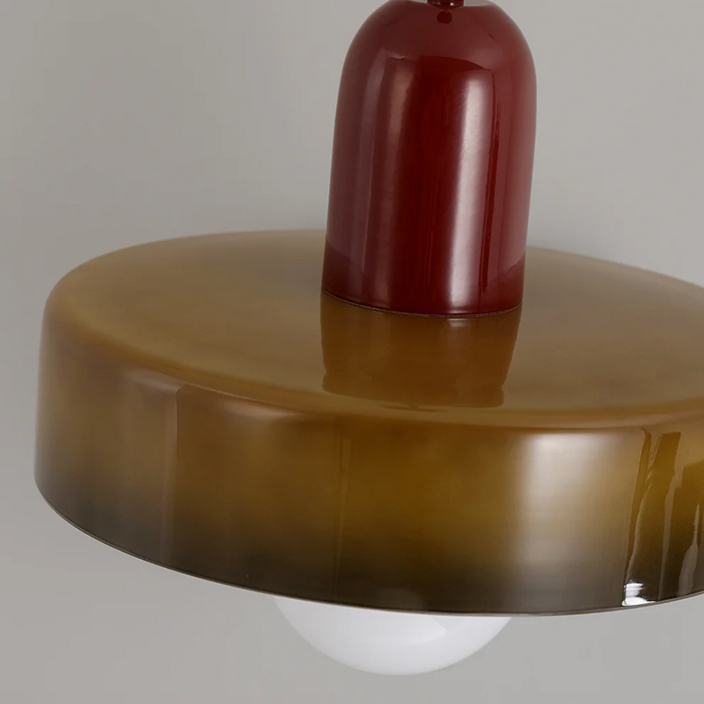 AA NOT AVAIALBLE Design LED Lampa wisząca - GloboLuxe-kremowo-pomarańczowy-25 cm-Trend Polska