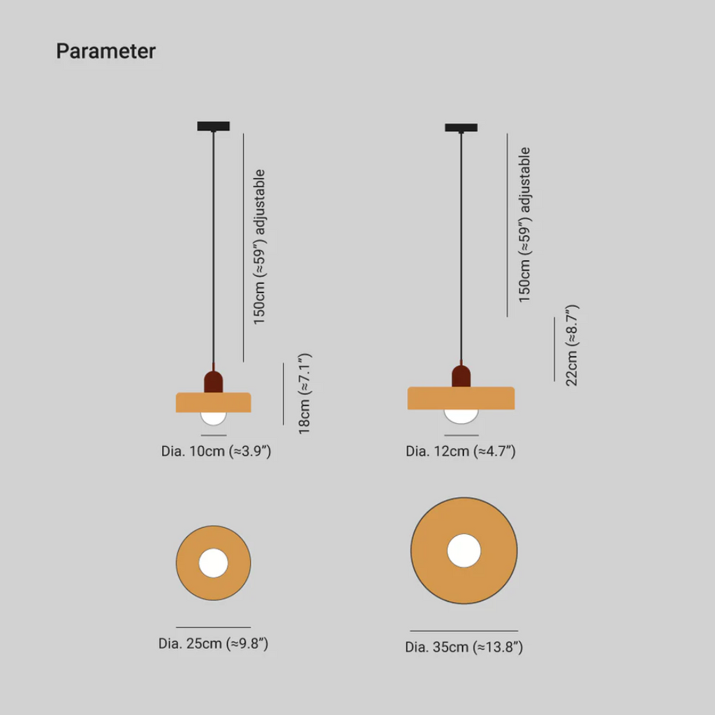 AA NOT AVAIALBLE Design LED Lampa wisząca - GloboLuxe-kremowo-pomarańczowy-25 cm-Trend Polska