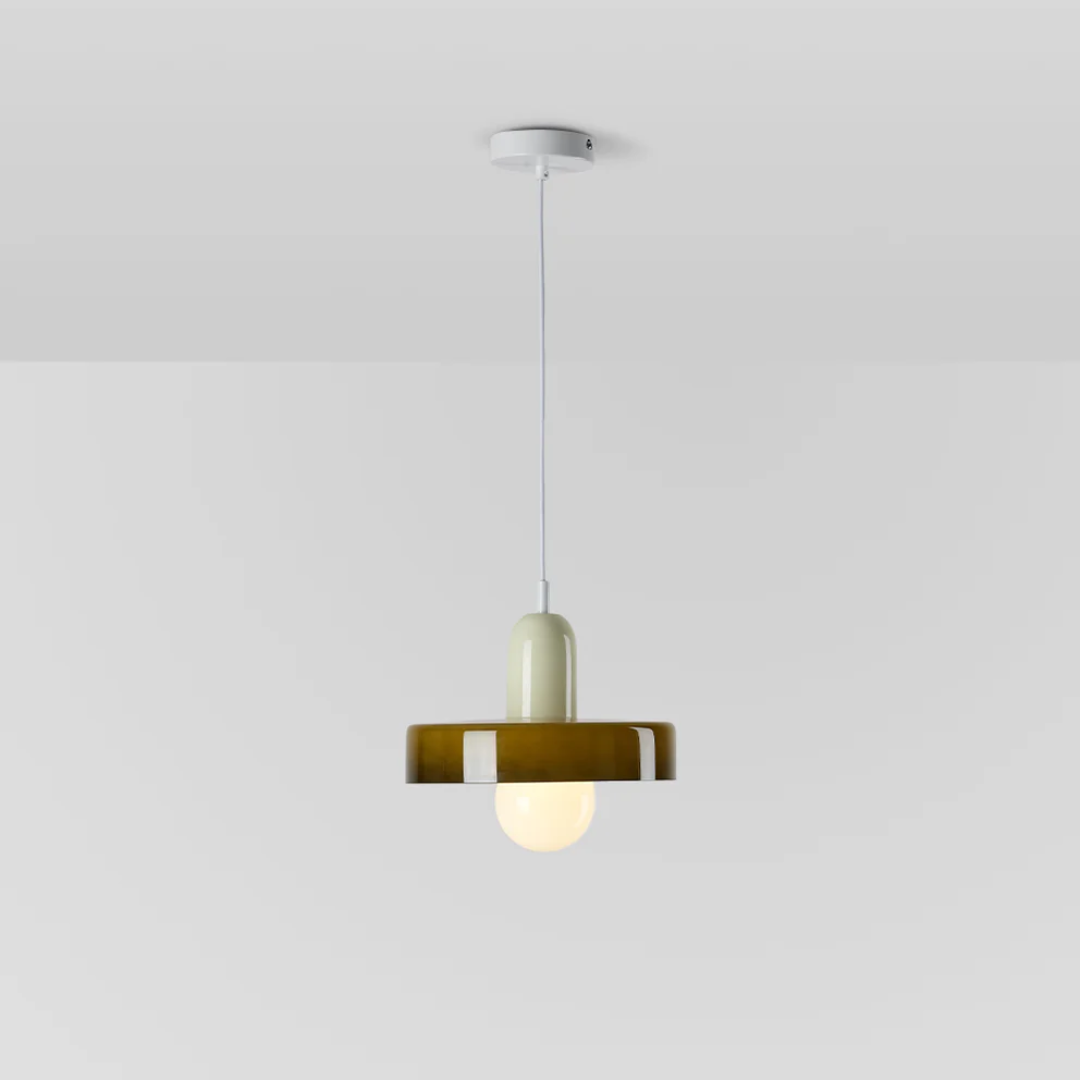 AA NOT AVAIALBLE Design LED Lampa wisząca - GloboLuxe-kremowo-pomarańczowy-25 cm-Trend Polska