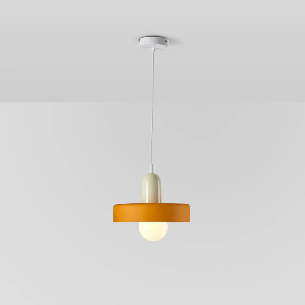 AA NOT AVAIALBLE Design LED Lampa wisząca - GloboLuxe-kremowo-pomarańczowy-25 cm-Trend Polska