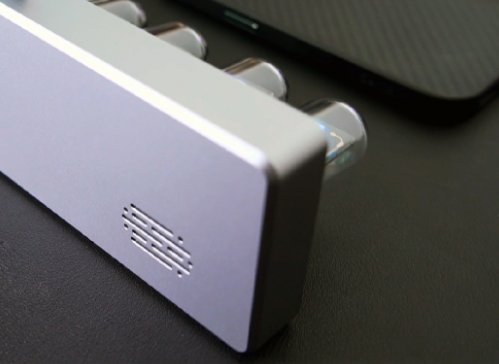 AA NOT AVAIALBLE Pionowa zegar LED Nixie - Chronix-Biały-Trend Polska