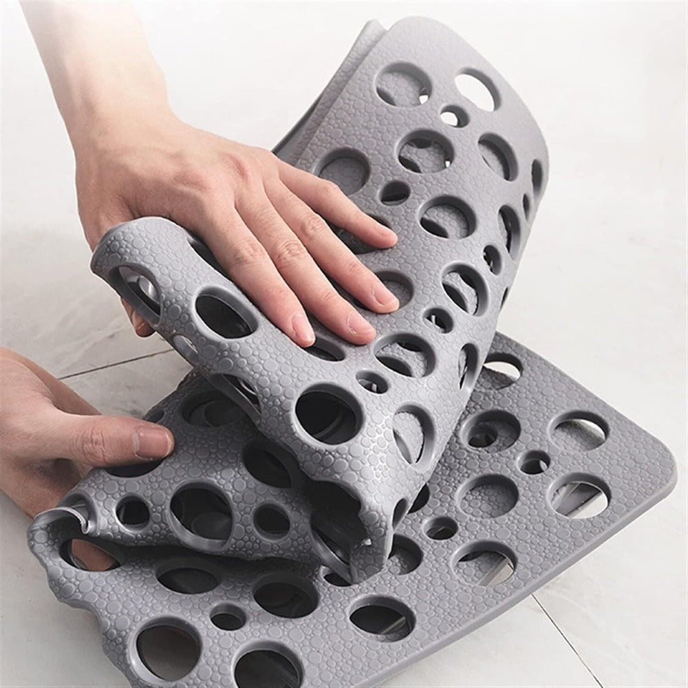 AA OUT OF STOCK Antypoślizgowa i antybakteryjna mata prysznicowa – GripGuard-Szary-S (35x67CM)-Trend Polska