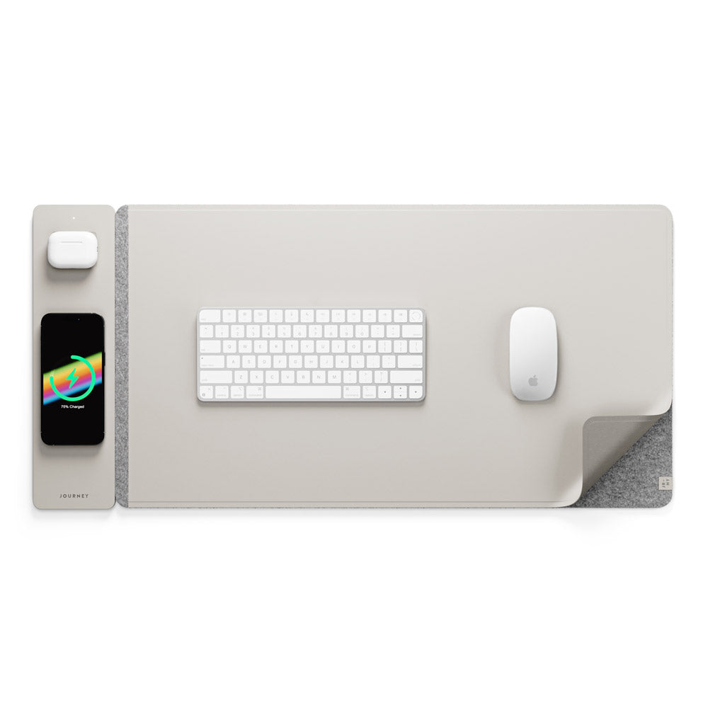 AA OUT OF STOCK Bezprzewodowa Ładowalna Podkładka Biurkowa - ChargePad Flex-Jasnoszary-Trend Polska