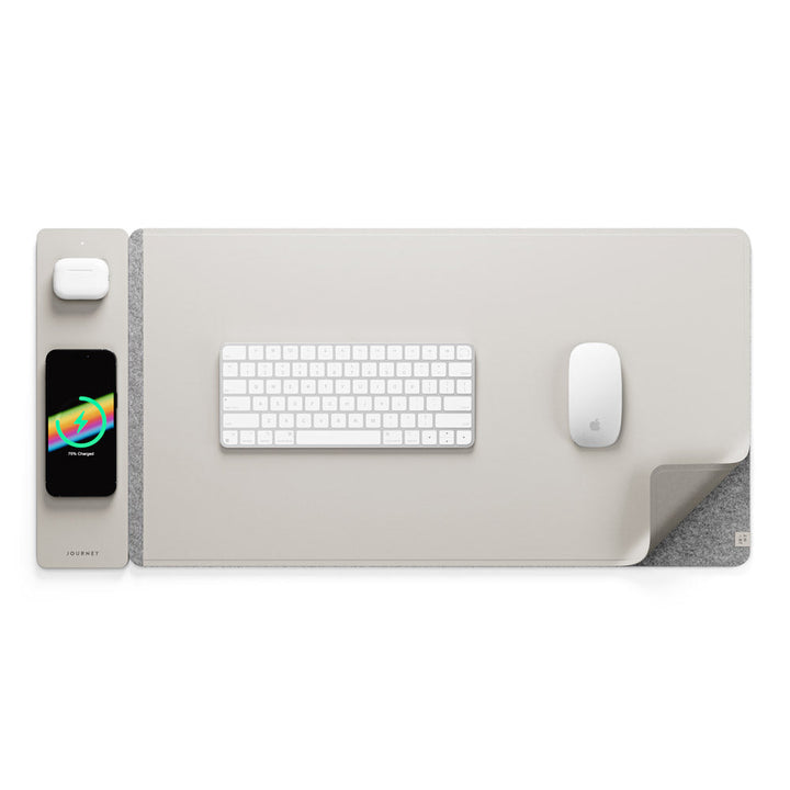 AA OUT OF STOCK Bezprzewodowa Ładowalna Podkładka Biurkowa - ChargePad Flex-Jasnoszary-Trend Polska