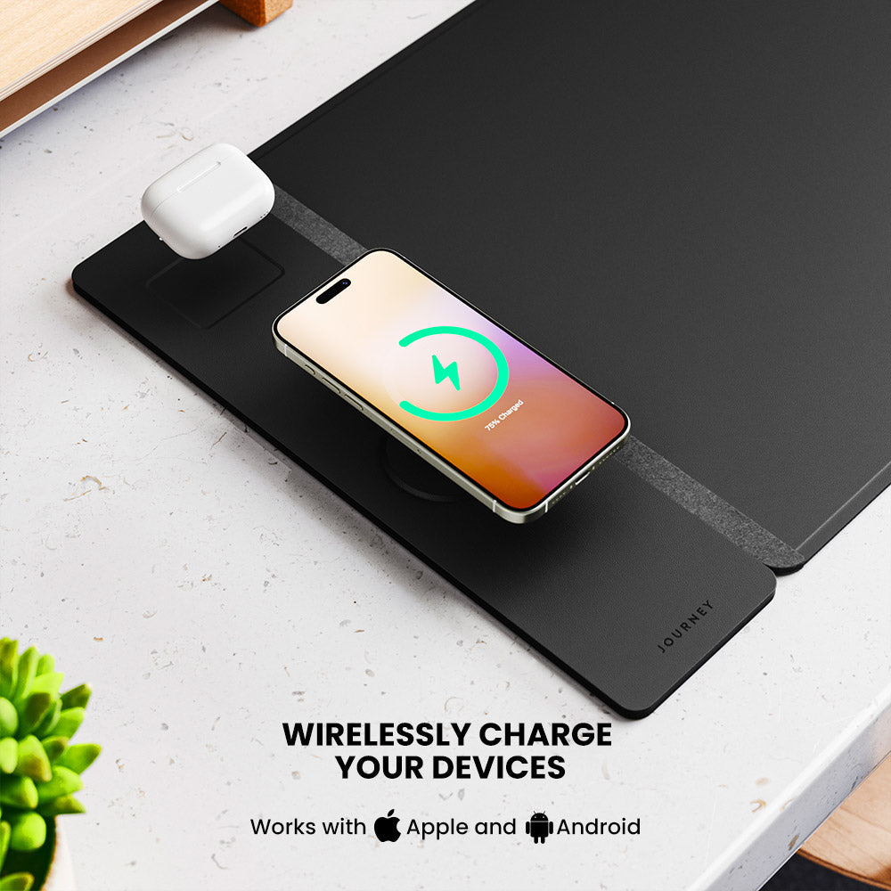 AA OUT OF STOCK Bezprzewodowa Ładowalna Podkładka Biurkowa - ChargePad Flex-Czarny-Trend Polska