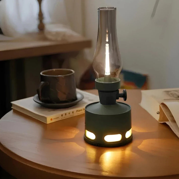 AA OUT OF STOCK Ładowana vintage lampa LED - LumaLantern-Zielony-Trend Polska