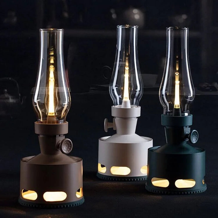 AA OUT OF STOCK Ładowana vintage lampa LED - LumaLantern-Zielony-Trend Polska