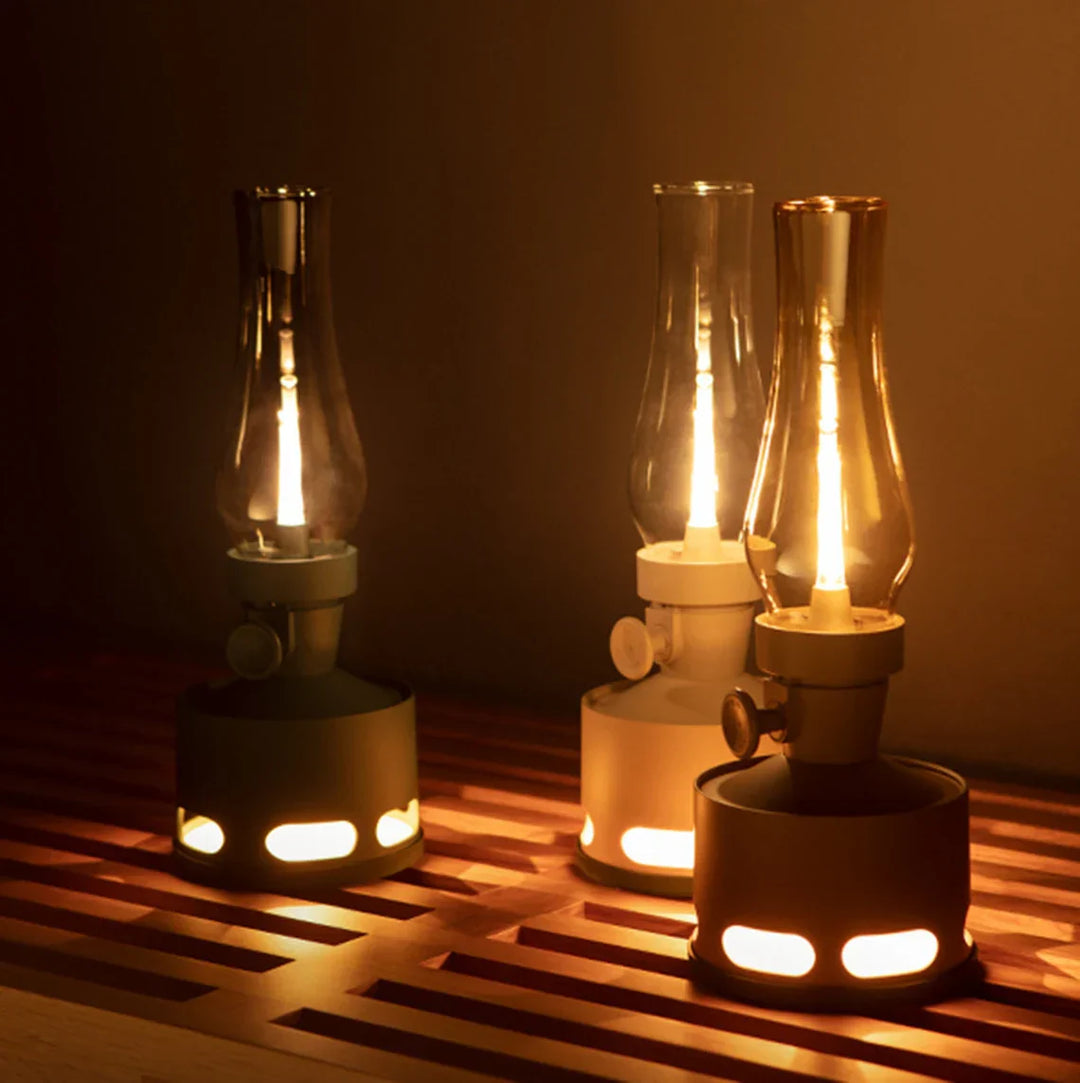 AA OUT OF STOCK Ładowana vintage lampa LED - LumaLantern-Zielony-Trend Polska