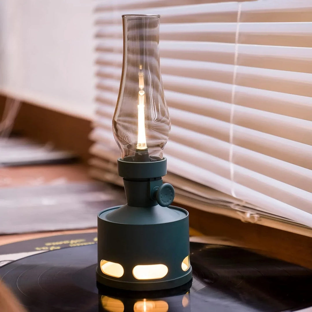 AA OUT OF STOCK Ładowana vintage lampa LED - LumaLantern-Zielony-Trend Polska