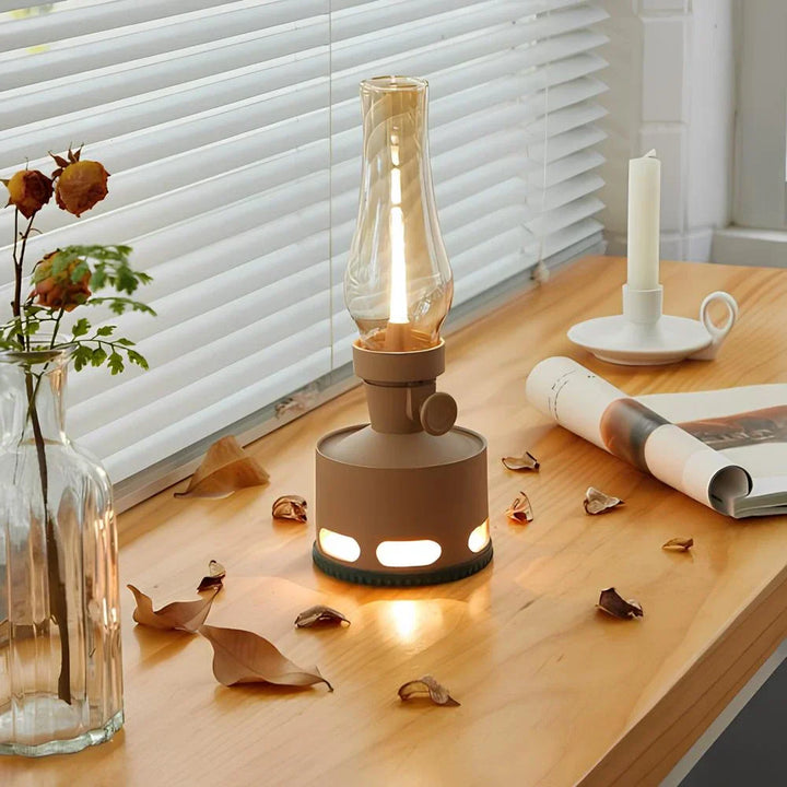 AA OUT OF STOCK Ładowana vintage lampa LED - LumaLantern-Zielony-Trend Polska