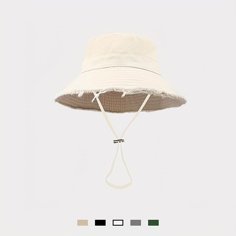 AA OUT OF STOCK Letni kapelusz bucket – Noa-Khaki-Trend Polska