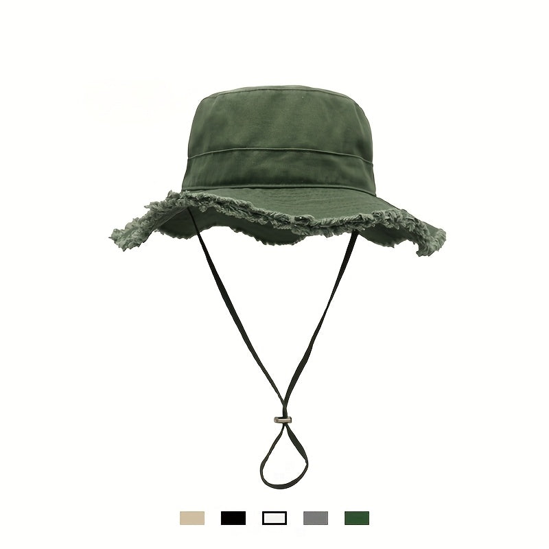 AA OUT OF STOCK Letni kapelusz bucket – Noa-Khaki-Trend Polska
