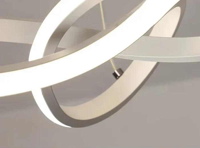 Nowoczesna lampa sufitowa LED - WaveGlow