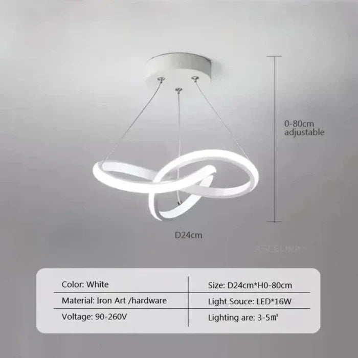 AA Out Of Stock Nowoczesna lampa sufitowa LED - WaveGlow-Czarny 24 cm-Ciepły dowcip-Trend Polska