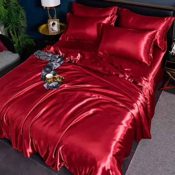 AA OUT OF STOCK Satynowa poszwa na kołdrę - Velora-200X230CM (łóżko 2.0m)-A-15-Trend Polska