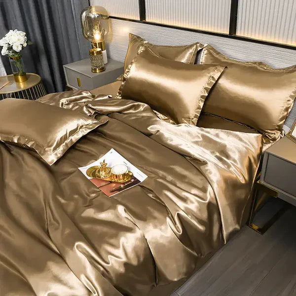 AA OUT OF STOCK Satynowa poszwa na kołdrę - Velora-200X230CM (łóżko 2.0m)-A-16-Trend Polska
