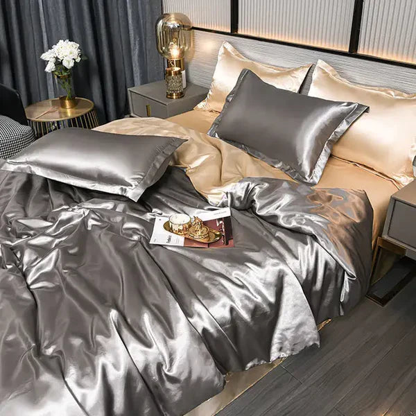 AA OUT OF STOCK Satynowa poszwa na kołdrę - Velora-200X230CM (łóżko 2.0m)-A-18-Trend Polska