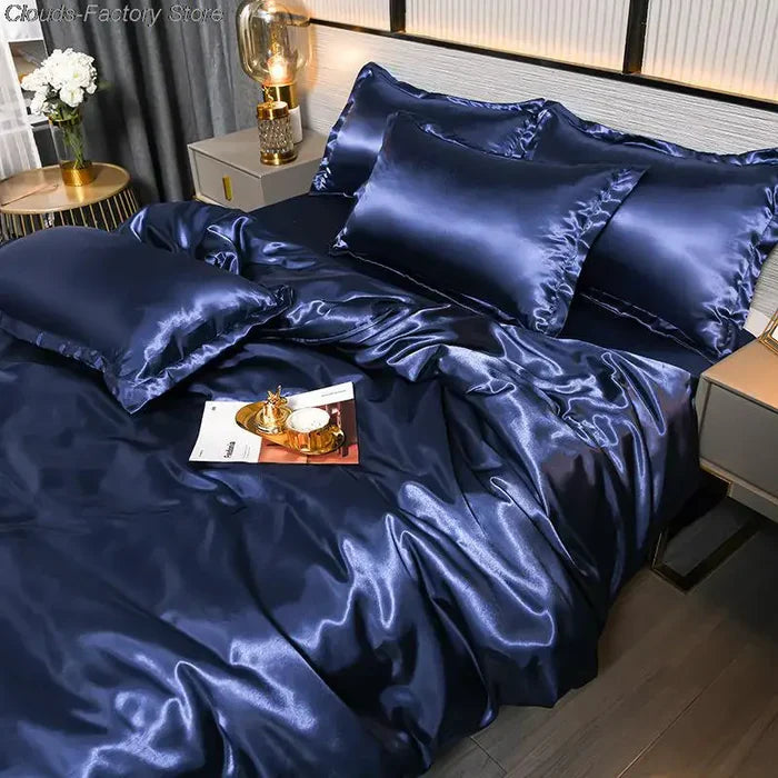AA OUT OF STOCK Satynowa poszwa na kołdrę - Velora-200X230CM (łóżko 2.0m)-A-3-Trend Polska