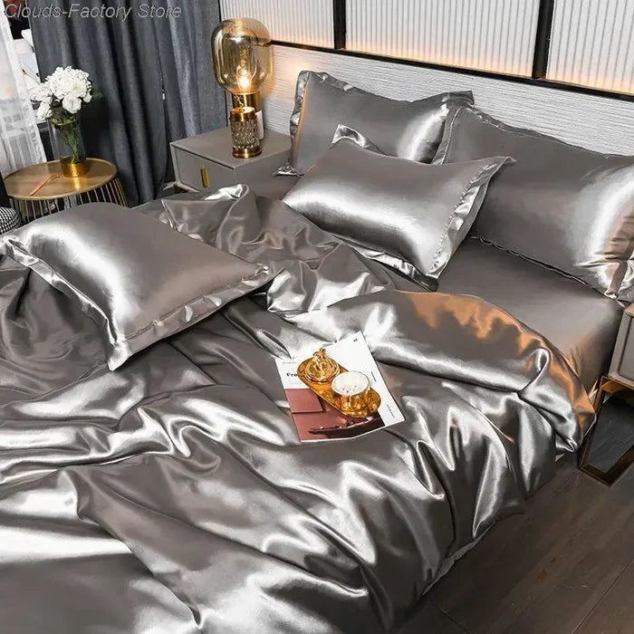 AA OUT OF STOCK Satynowa poszwa na kołdrę - Velora-200X230CM (łóżko 2.0m)-A-1-Trend Polska