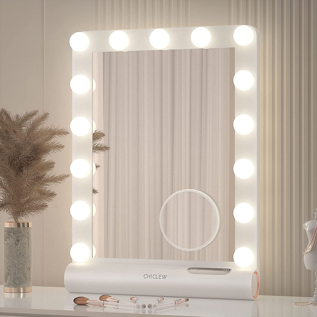 [AA_Bad Conversion]-Oświetlenie lustra do makijażu - GlowLuxe-4 grusze-Trend Polska