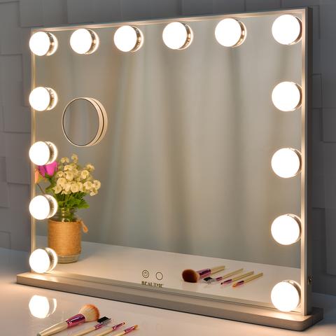 [AA_Bad Conversion]-Oświetlenie lustra do makijażu - GlowLuxe-4 grusze-Trend Polska