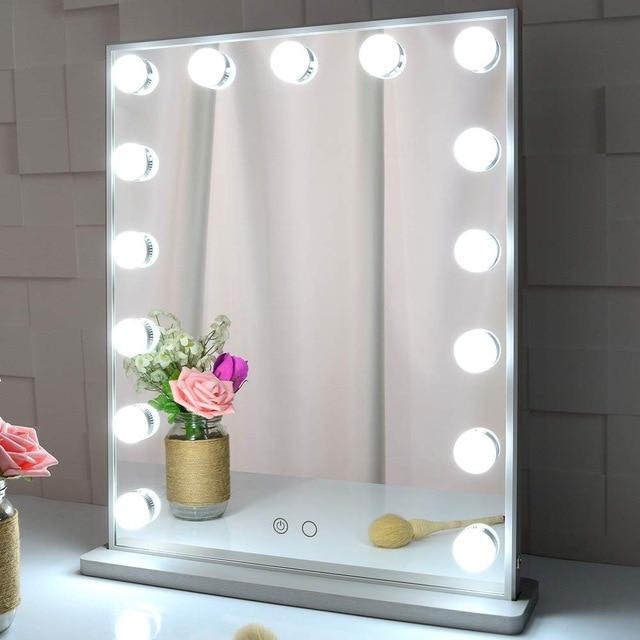 [AA_Bad Conversion]-Oświetlenie lustra do makijażu - GlowLuxe-4 grusze-Trend Polska