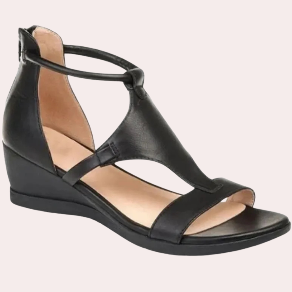 Aldys - Eleganckie Letnie Sandały Damskie-Czarny-36-Trend Polska