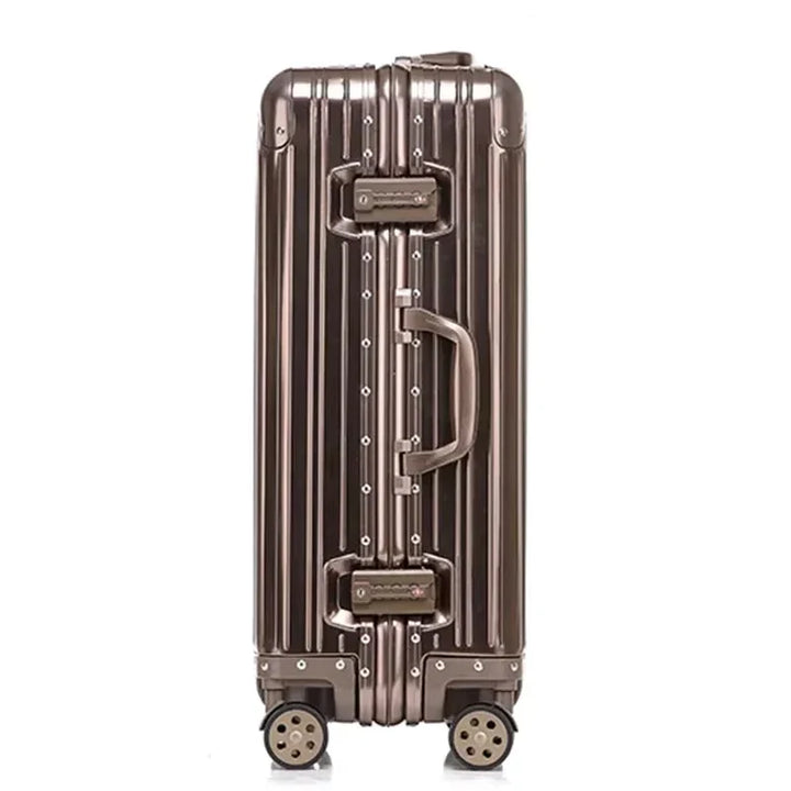 Aluminiowo-magnezjowa walizka o twardej powłoce – Lublana-Titan Gold-S (44 L)-Trend Polska