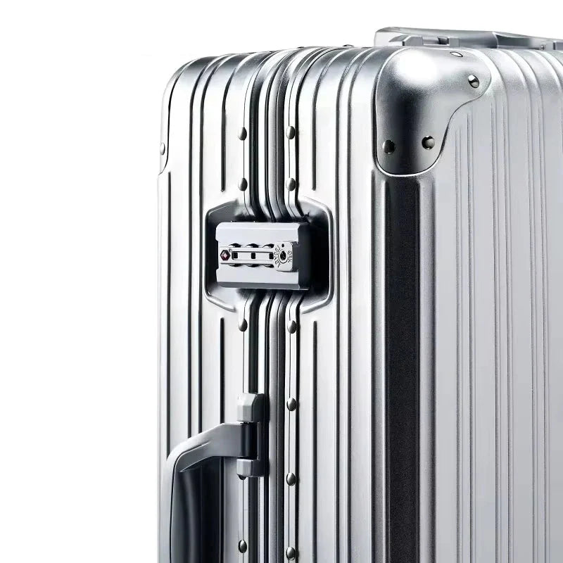 Aluminiowo-magnezjowa walizka o twardej powłoce – Lublana-Niebieski-S (44 L)-Trend Polska