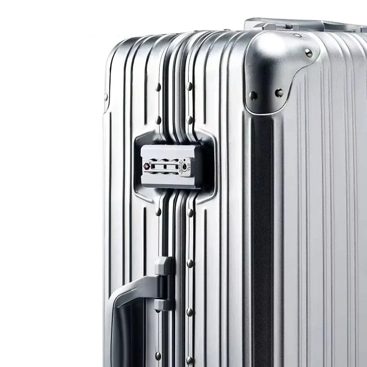 Aluminiowo-magnezjowa walizka o twardej powłoce – Lublana-Niebieski-S (44 L)-Trend Polska
