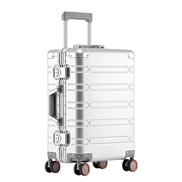 Aluminiowo-magnezowa walizka podróżna – Oslo-Zielony-S (42 L)-Trend Polska