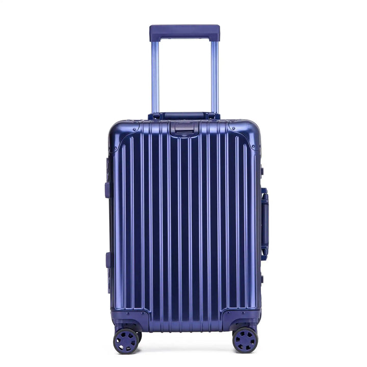 Aluminiowo-magnezowa walizka twarda – Tirana-Niebieski-S (52 L)-Trend Polska