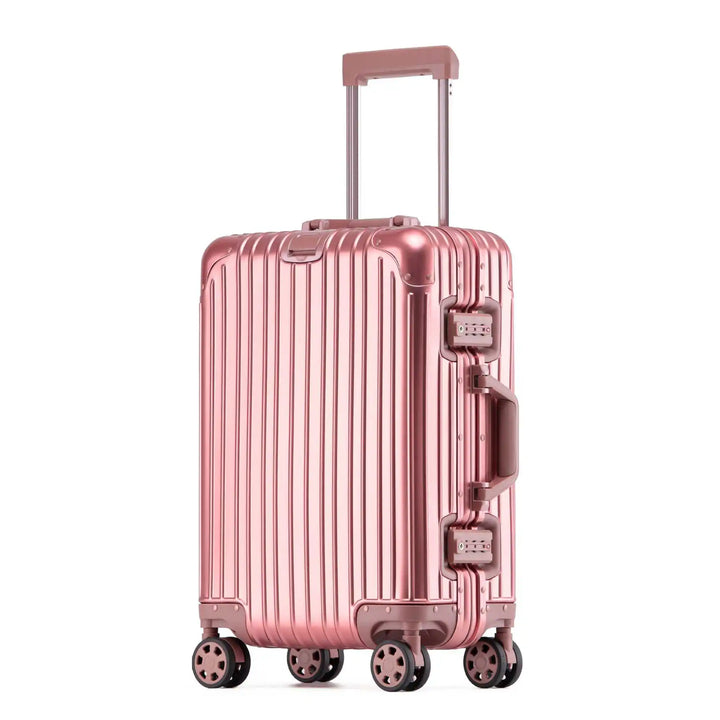 Aluminiowo-magnezowa walizka twarda – Tirana-Róża-S (52 L)-Trend Polska
