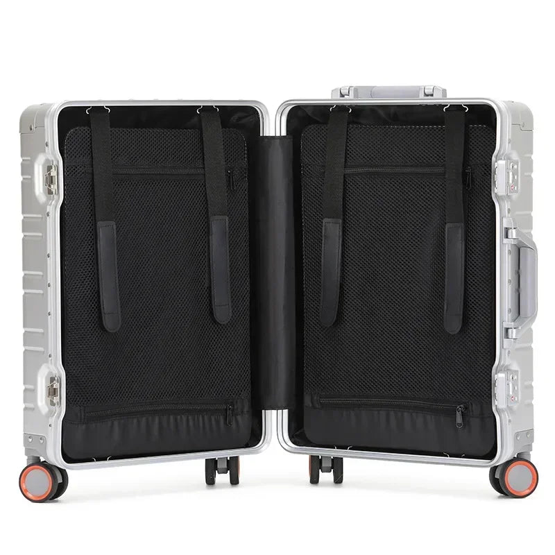 Aluminium-Magnezowy kuferek – Viena Voyager-Czarny-S (37 L)-Trend Polska