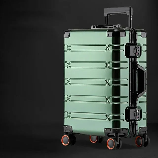 Aluminium-Magnezowy kuferek – Viena Voyager-Zielony-S (37 L)-Trend Polska