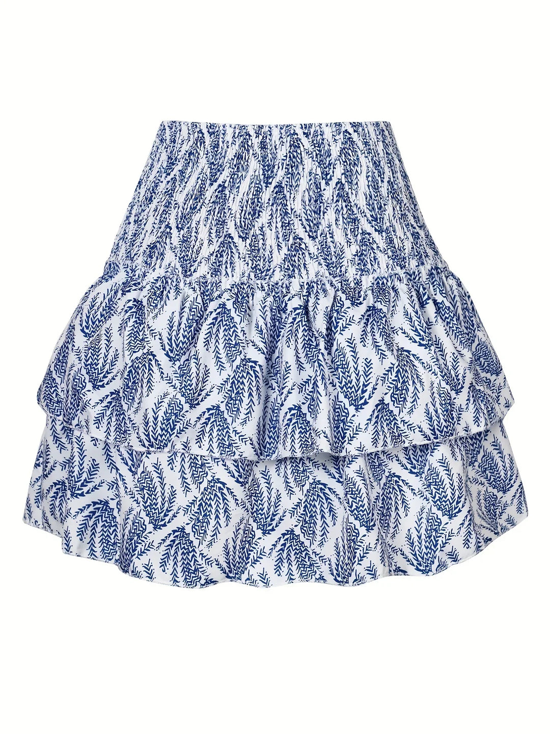 Amelia Rok | Plisowana Talia | Warstwowy Kołnierz | Modny-XS-Różowy-Trend Polska