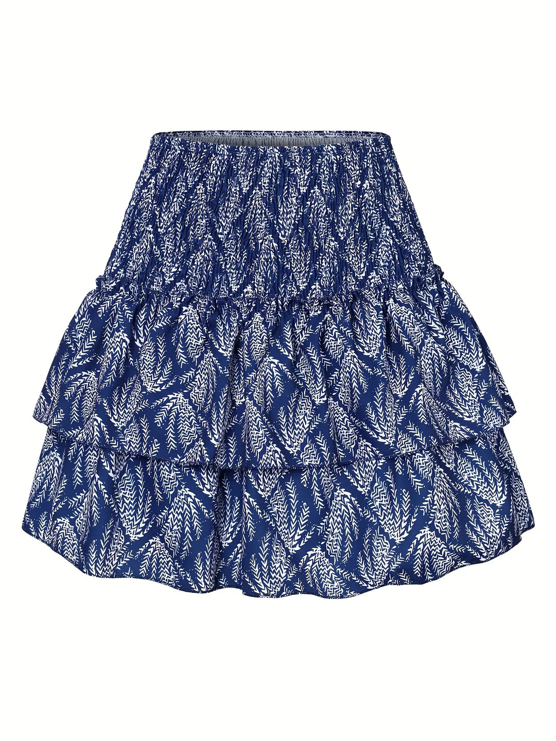 Amelia Rok | Plisowana Talia | Warstwowy Kołnierz | Modny-XS-Różowy-Trend Polska