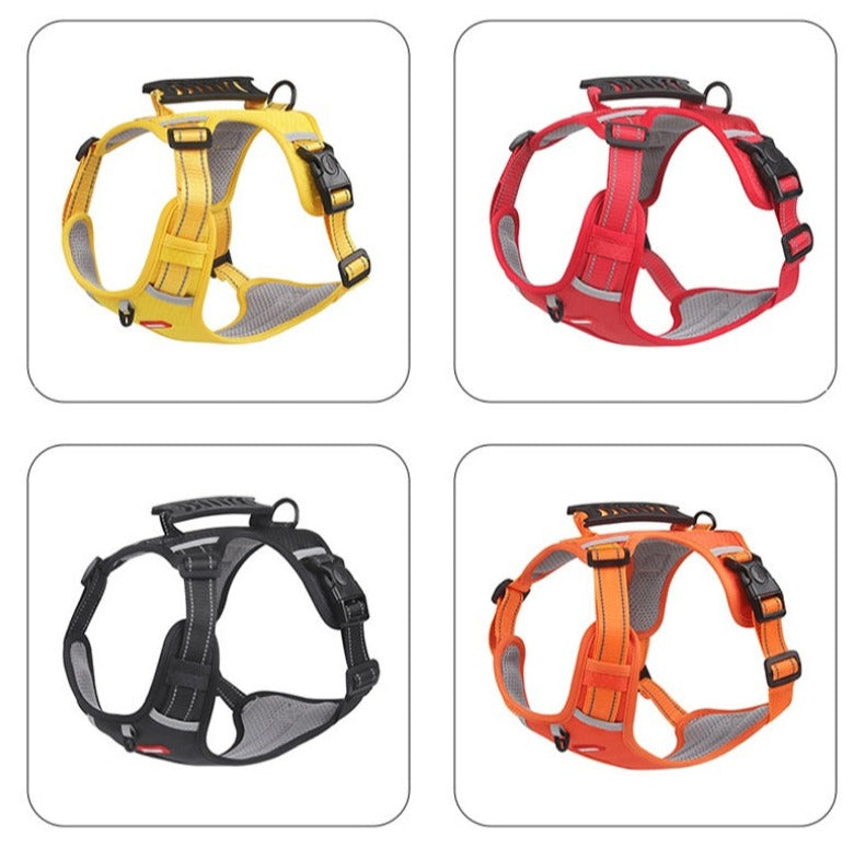 Anti-Trek Szelki dla psów - FlexiFit-Żółty-XS (2,5-5 KG)-Trend Polska
