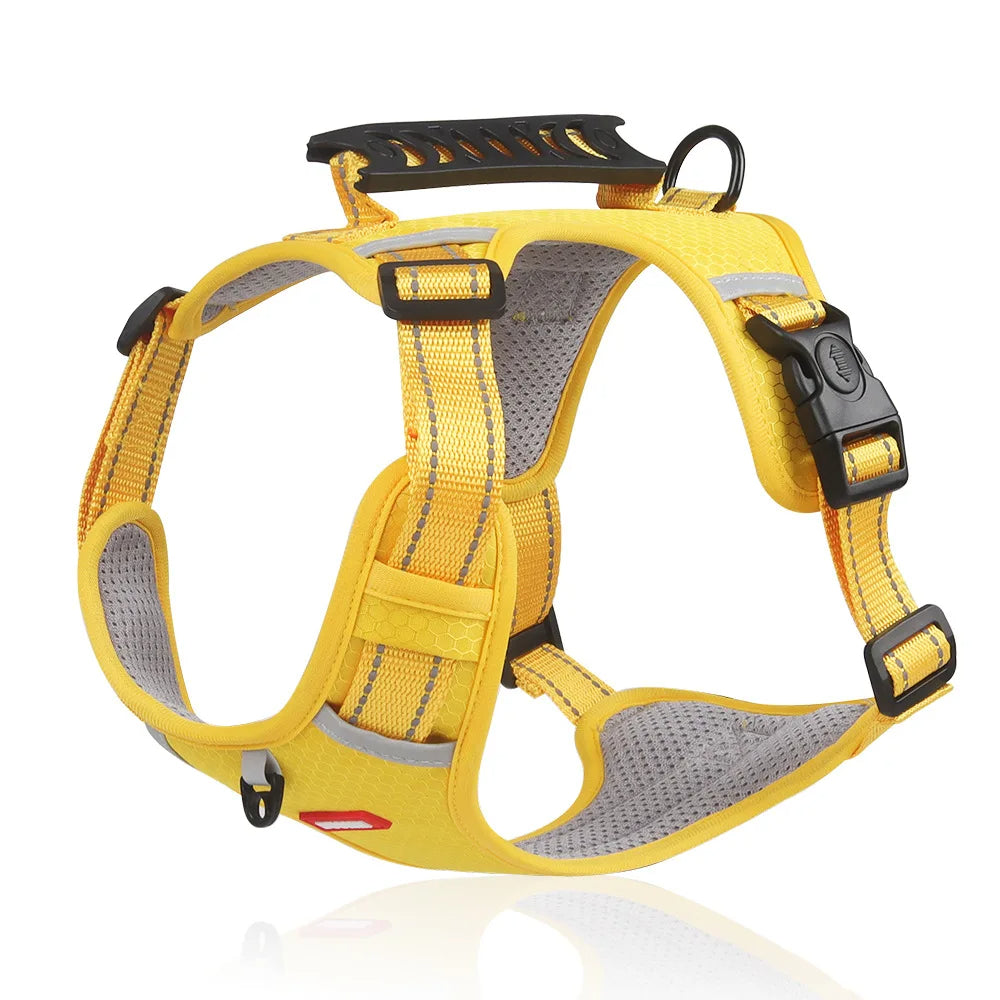 Anti-Trek Szelki dla psów - FlexiFit-Żółty-S (5-7.5 KG)-Trend Polska
