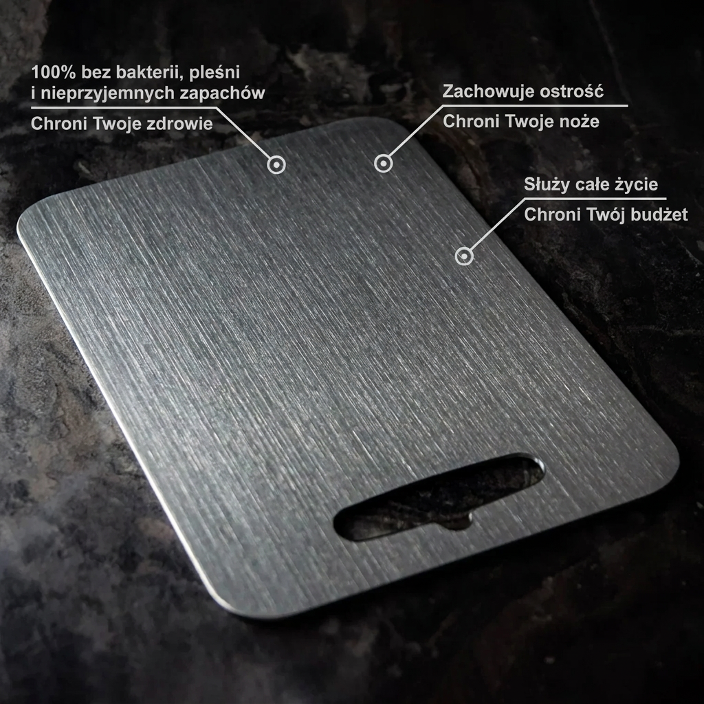 Deska do krojenia Titan Kitchen - antybakteryjna | nietoksyczna | trwała