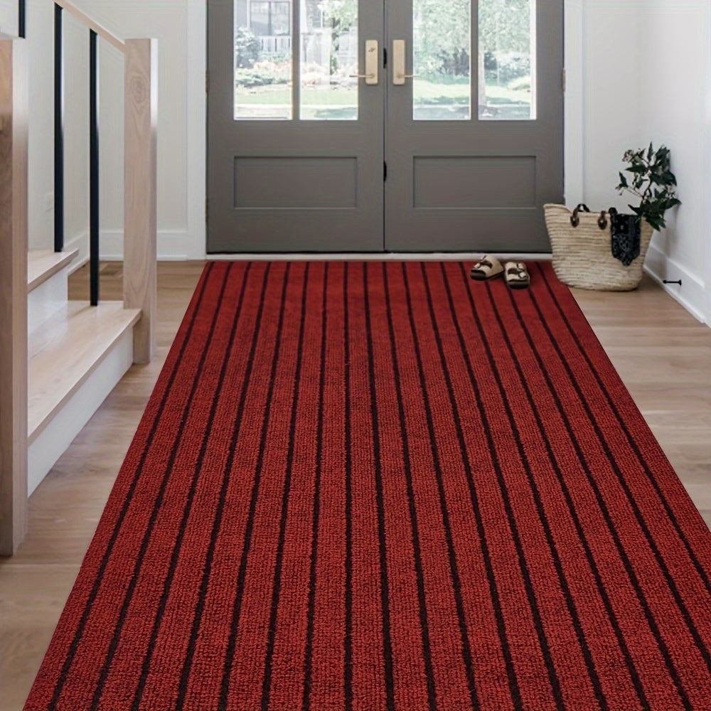 Antypoślizgowa i zmywalna wykładzina do wnętrz i na zewnątrz - GripLuxe-ciemnoszary-60cm x 150cm-Trend Polska