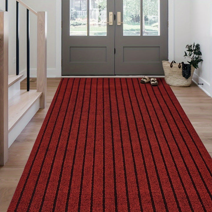 Antypoślizgowa i zmywalna wykładzina do wnętrz i na zewnątrz - GripLuxe-ciemnoszary-60cm x 150cm-Trend Polska
