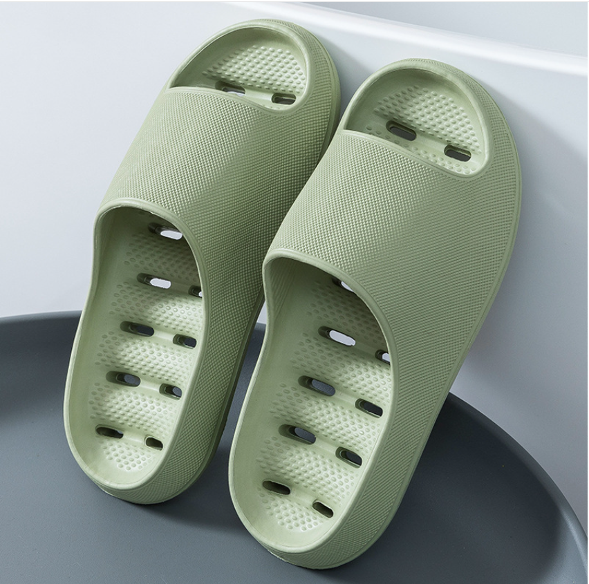 Antypoślizgowe i miękkie kapcie kąpielowe unisex – Noah-Zielony-35-36-Trend Polska