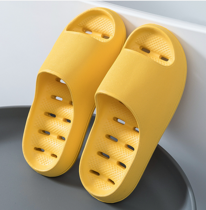 Antypoślizgowe i miękkie kapcie kąpielowe unisex – Noah-Żółty-35-36-Trend Polska